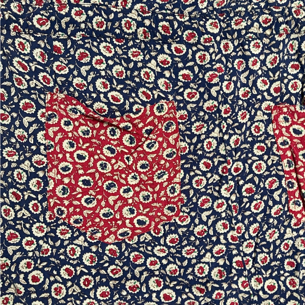 Free People Leia Floral Jumpsuit - Red and Blue XS - Picture 9 of 14